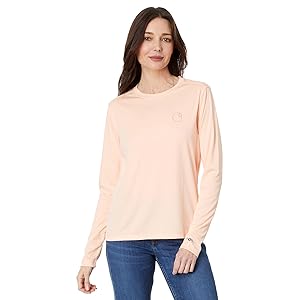 Carhartt Force Sun Defender camiseta ligera de manga larga con gráfico Tropical Pea