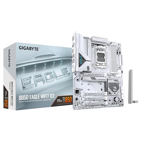 Placa base Gigabyte B850 EAGLE WIFI7 ICE - CPU AMD Ryzen serie 9000, 8+2+2 Ph