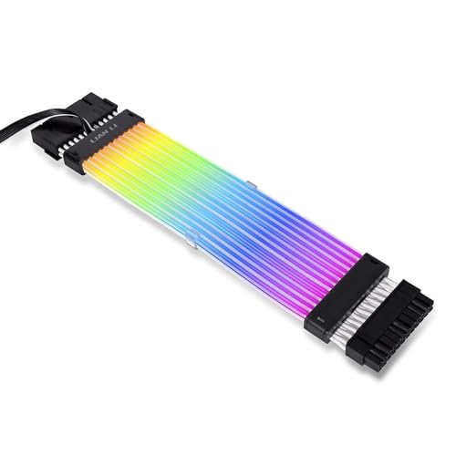 Lian Li Strimer Plus V2 24 pines (PW24-PV2) - Cable de extensión de alimentación RGB direccionable