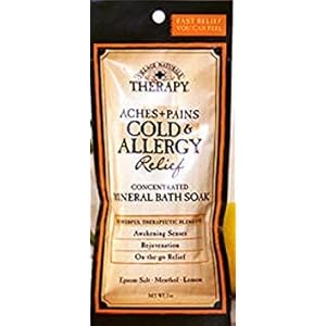 Village Naturals Therapy Baño en remojo para resfriados y alergias - 2 oz, 2 oz
