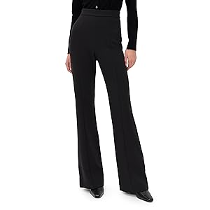 Black Halo Isabella Pantalones para Mujer, Negro, 6