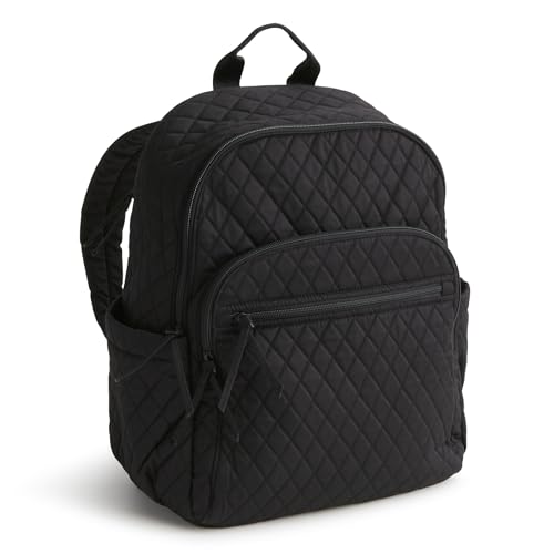Vera Bradley Mochila Bancroft para mujer - Algodón premium, Noche sin luna, Talla única