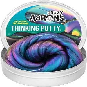 Crazy Aaron's Thinking Putty - Super Scarab - Masilla sensorial multicolor para niños