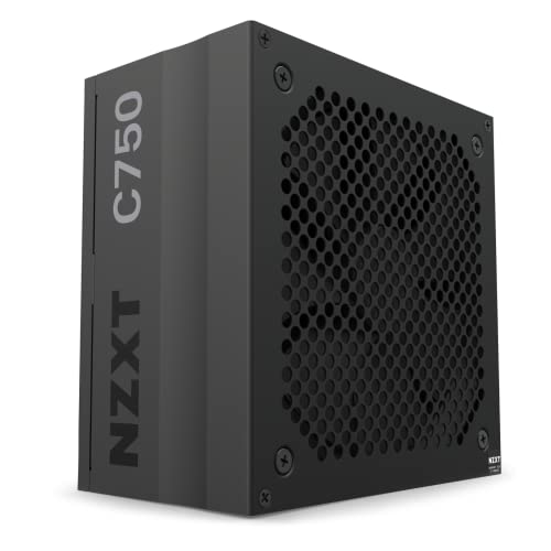 NZXT C750 - Fuente de alimentación totalmente modular ATX 750 vatios 80 Plus Gold v2 (2022)