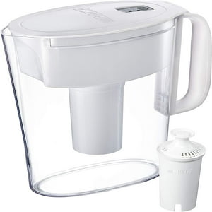 Jarra con filtro de agua Brita para agua potable y del grifo con 1 filtro estándar, La