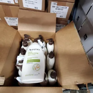 Loción corporal hidratante diaria Aveeno con avena calmante y emolientes ricos, Fra