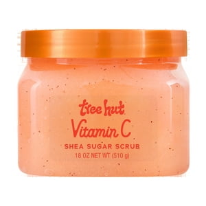 Tree Hut Shea Sugar Scrub Vitamina C, 18 oz, exfoliante ultrahidratante y exfoliante