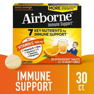 Efervescentes de apoyo inmunológico multivitamínico sin azúcar de vitamina C de 1000 mg en el aire + zinc