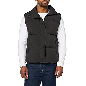 HUGO, Chaleco Acolchado Happy Logo, Negro Espacial, M