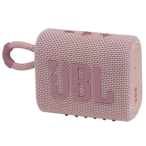 JBL Go 3 - Mini altavoz Bluetooth portátil, gran audio y graves potentes, agua IP67