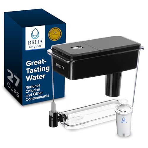 Dispensador de agua grande Brita UltraMax con filtro estándar, sin BPA, reduce la policía
