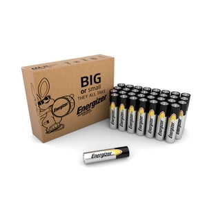 Baterías alcalinas Energizer AA, paquete de baterías alcalinas doble A de 32 unidades