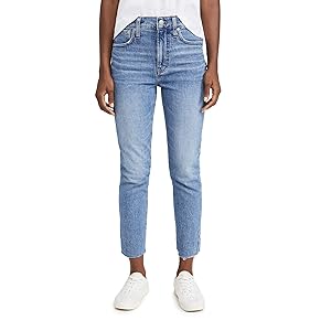 Madewell The Perfect Vintage Ankle Jean en Enmore Wash: Raw-Hem Edition Enmore W