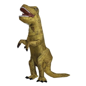 Disfraz de Jurassic World T-Rex, disfraz inflable de dinosaurio Rexy para adultos