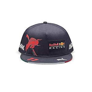 Red Bull Racing F1 Kids 2022 Sergio Checo Perez Gorra azul marino (ala plana)