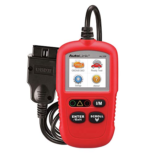 Autel - Lector de códigos con tecla de preparación I/M con una sola pulsación (AL329)
