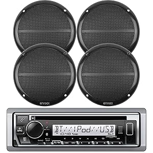 Nuevo Kenwood Marine Boat al aire libre Bluetooth CD MP3 Player USB iPod iPhone entrada Pa
