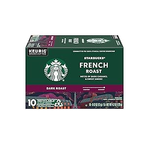 Starbucks Sbux Kcup Frnch Rst Coff 10 unidades (paquete de 6)
