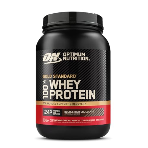 Optimum Nutrition Gold Standard 100 % proteína de suero en polvo, chocolate doblemente rico