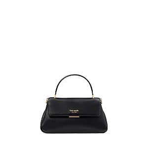 kate spade new york Grace Fine Leather Small Top Handle Bag, Black