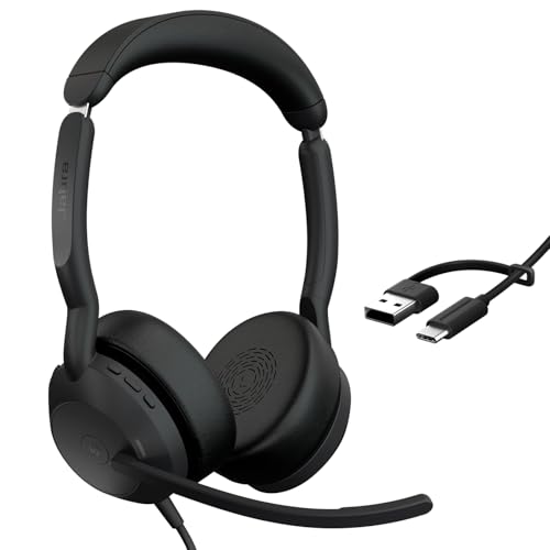 Jabra Evolve2 50 Auriculares Cablato A Padiglione Ufficio USB Type-C / USB Type-A