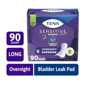 Almohadillas para incontinencia TENA Sensitive Care, control de la vejiga y posparto para mujeres, O