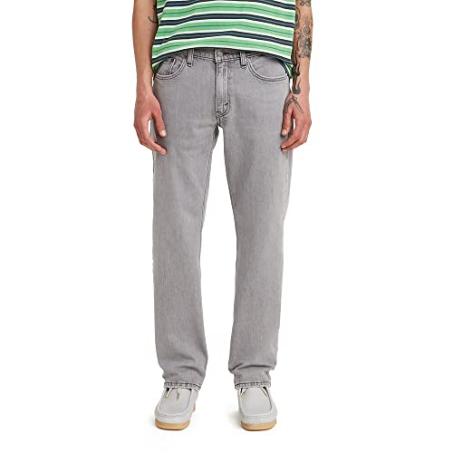 Levi's Vaqueros de corte recto 514 para hombre, (nuevo) gris claro desgastados, 33Wx30L