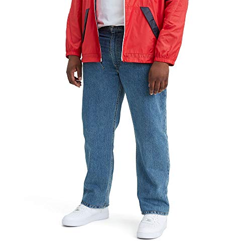Levi's 505 Jeans de corte regular para hombre (también disponibles en tallas grandes y altas), Medium Stonew
