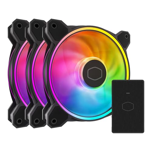 Cooler Master MasterFan MF120 Halo&178; 3 en 1 - Paquete de 3