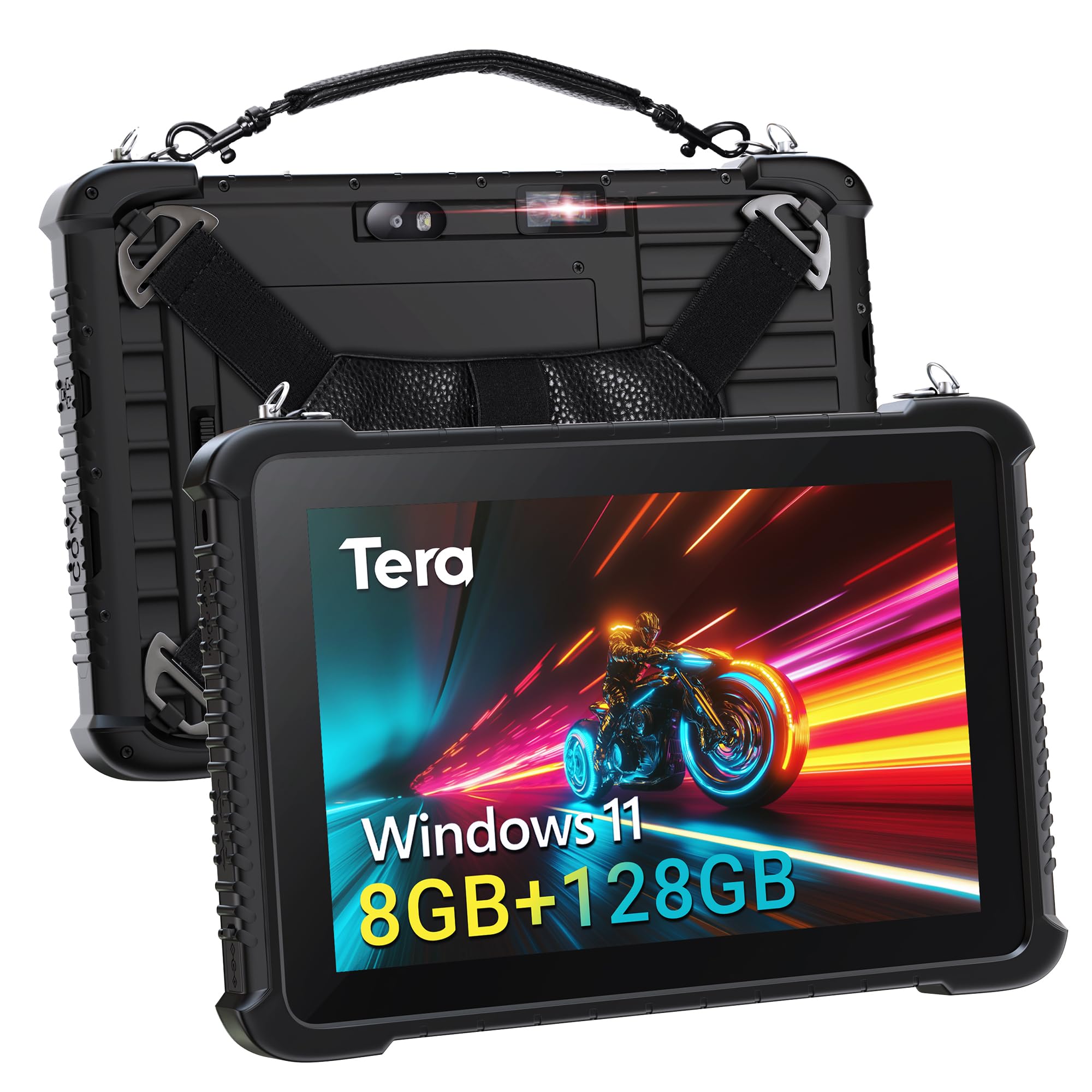 Tableta resistente Tera Pantalla táctil de 10,1 pulgadas Tableta Windows 11 8GB + 128GB Intel N5