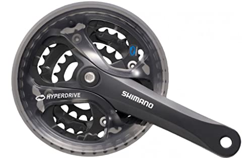 Juego de platos y bielas Shimano M361 42/32/22 175 7/8v BK con cg