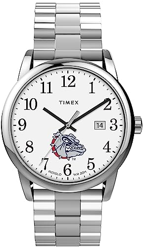 Reloj Timex Easy Reader de 38 mm para hombre - Gonzaga Bulldogs con banda de expansión
