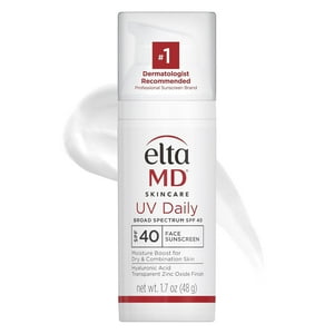 EltaMD UV Daily SPF 40 Crema hidratante con protección solar facial con óxido de zinc, Daily Face Mo