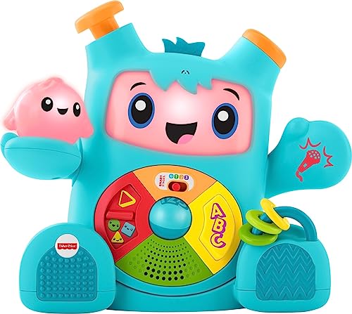 Juguete de aprendizaje para bebés Fisher-Price Dance & Groove Rockit con luces musicales y actividades