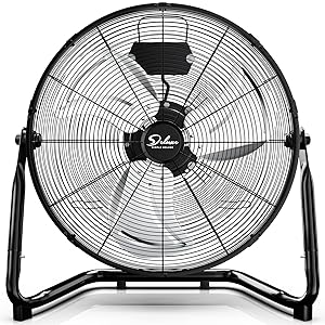 Ventilador de piso con cuna Simple Deluxe Comfort Zone, 12 pulgadas, 3 velocidades, alta velocidad, 230