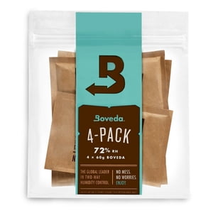 Paquetes de control de humedad bidireccionales Boveda 72% para cajas de humidificador de madera - Tamaño 60 -