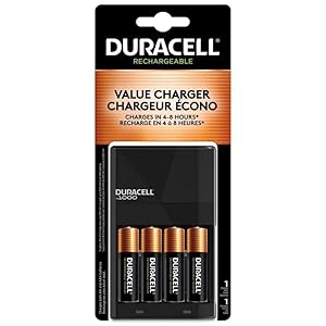 Pilas Precargadas Recargables Duracell Y Cargador AA NiMH CEF14DX4N Ideal