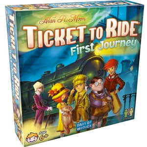 Ticket to Ride First Journey: juego de mesa de trenes para niños para familias, estrategia para