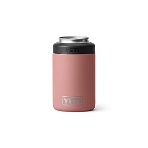 YETI Rambler 12oz. Aislador de latas Colster para latas de tamaño estándar, color rosa arenisca