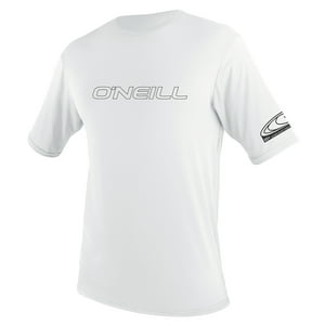O'Neill Youth Basic Skins UPF 50+ Camisa de sol de manga corta, blanco, 14