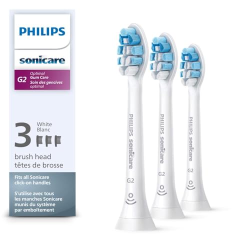 Cabezales de cepillo Philips Sonicare G2 Optimal Gum Care, cepillo de dientes de repuesto original