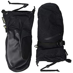 Burton Manopla Gore-Tex para mujer, True Black New, X-Small