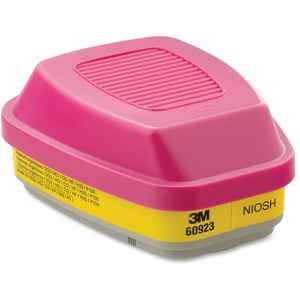 3M 60923 Cartucho/filtro de vapor orgánico/gas ácido 60923, PK/YW