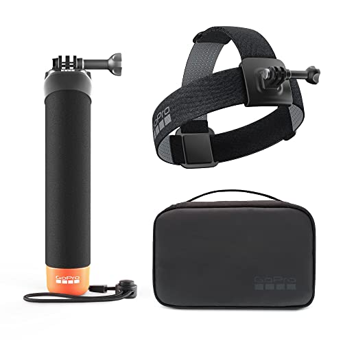 GoPro Adventure Kit 3.0 (correa para la cabeza 2.0 + clip, The Handler (empuñadura flotante)