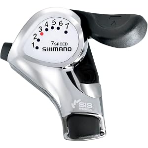 Mando de cambio de pulgar Shimano Tourney FT55 de 7 velocidades