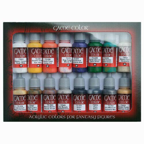Vallejo - Juego de introducción al color del juego | Set de inicio para fantasía y juegos de guerra Figu