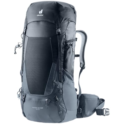 Mochila Deuter Futura Air Trek 60 + 10 Negro-Grafito