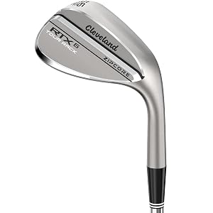 Cleveland Golf RTX 6 Zipcore Wedge, satén negro, 56 grados, medio, mano derecha