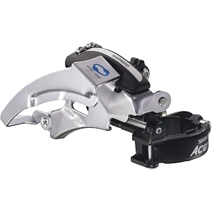 Shimano Umwerfer Altus 34,9 mm (31,8/28,6) T 07 columpios, Dual-R. 66-69^0 42/48Z E-