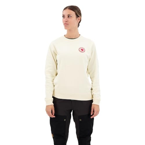 Sudadera para mujer Fj"allr"aven 1960 Logo Badge - Algodón orgánico, forro polar suave